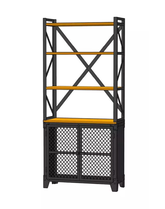 Буфет лофт металлический «Сетка буфф»