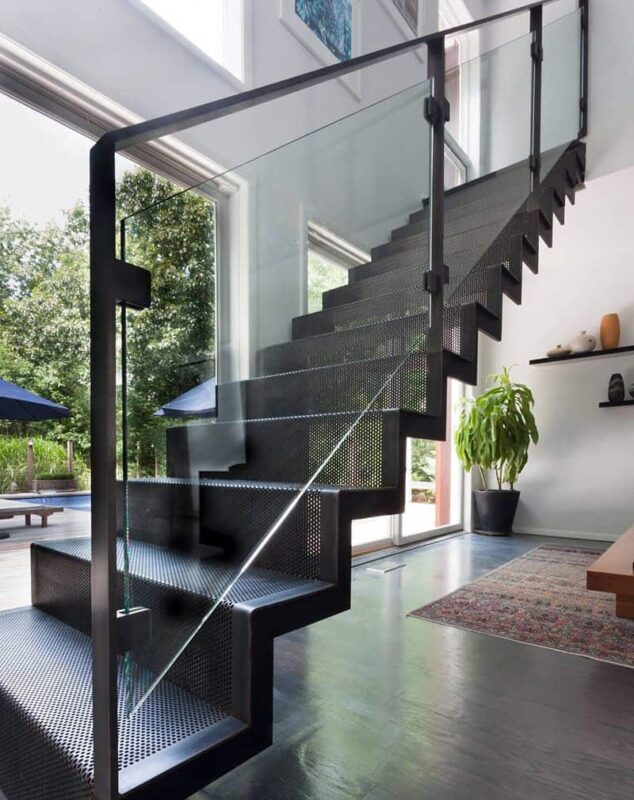 Перила лофт «Стекло М»