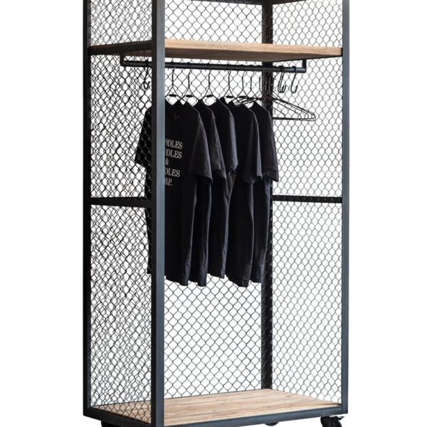 Шкаф-вешалка лофт «Сетка Ш»