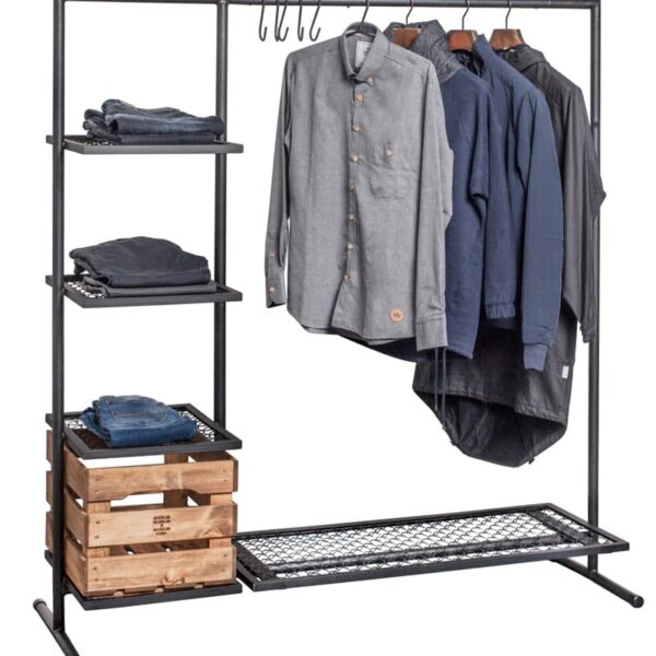 Вешалка напольная лофт «Сетка П»