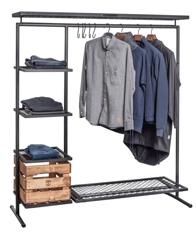 Вешалка напольная лофт «Сетка П»