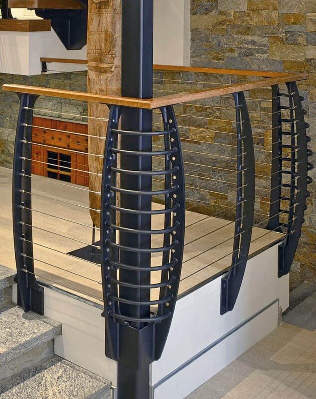 Перила лофт с тросом «Хокер»