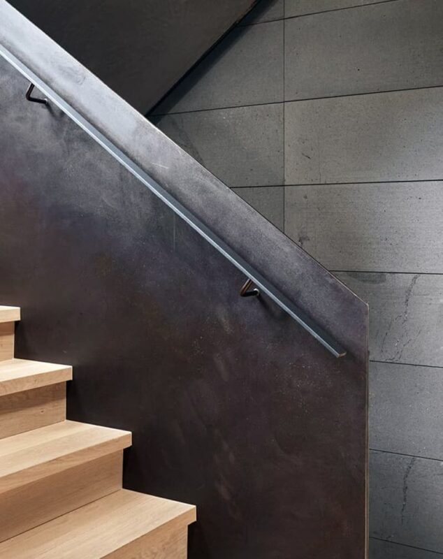 Перила лофт «Лист металла»