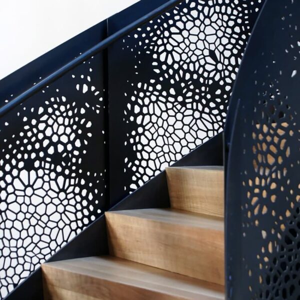 Перила лазерная резка «Лофт винтаж»