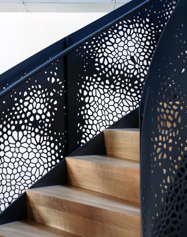 Перила лазерная резка «Лофт винтаж»