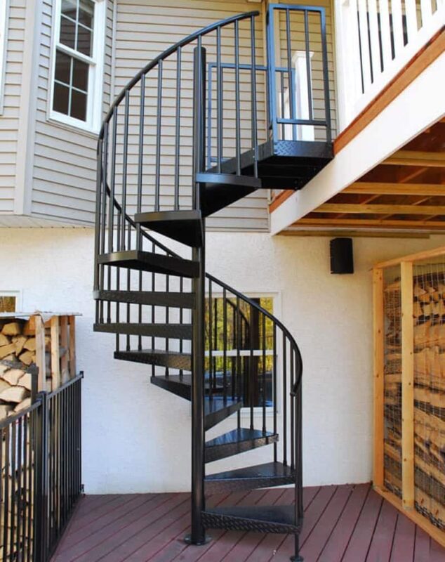 Лестница металлическая винтовая «Модуль А»