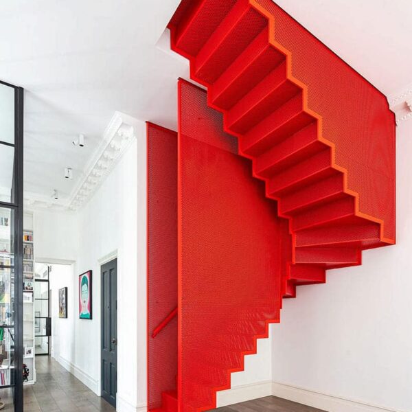 Лестница подвесная металлическая «Перфорация П»