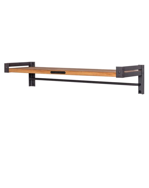 Полка лофт с рейлингом «Амбер ПР90»