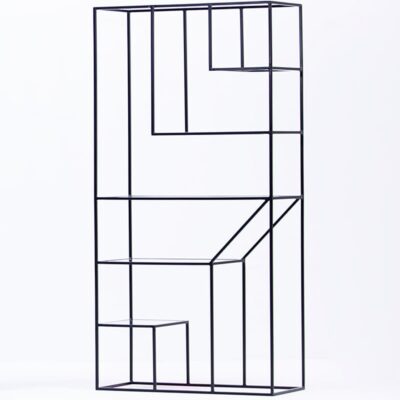 Этажерка металл/стекло «Минимализм»