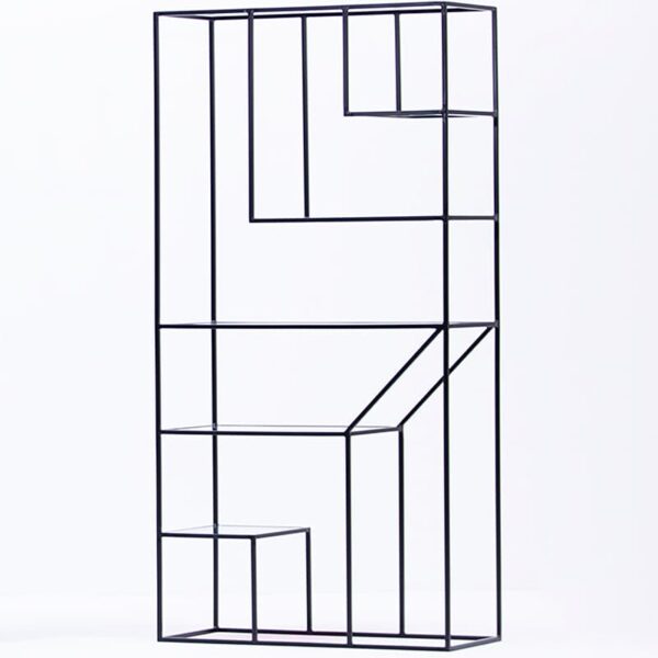 Этажерка металл/стекло «Минимализм»