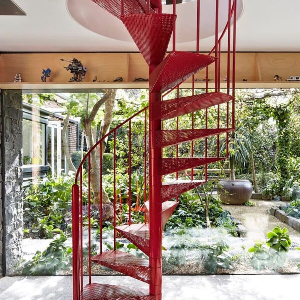 Лестница винтовая металлическая «Перфорация В»