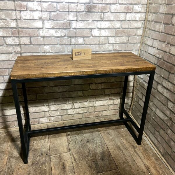 Барная стойка (стол) в стиле Лофт из массива дуба С-385