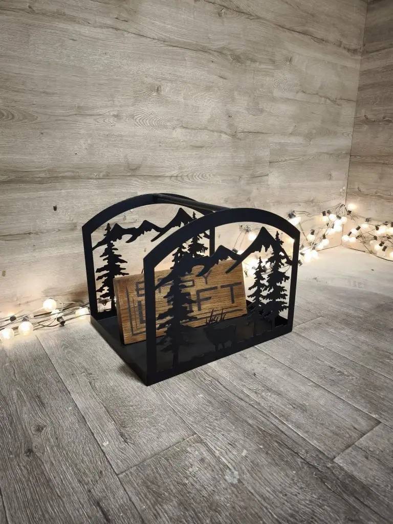 Дровница в стиле Лофт А-015