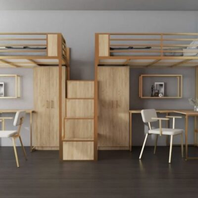 Двойная кровать-чердак Лофт №126