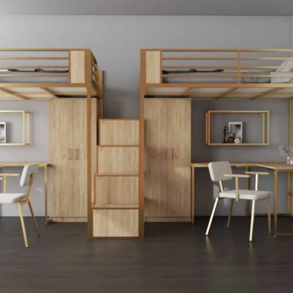 Двойная кровать-чердак Лофт №126