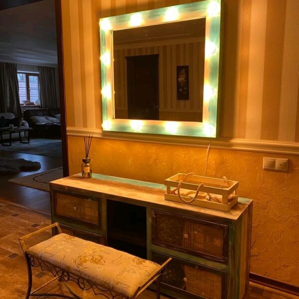 Комод в стиле Лофт из массива дуба К-026