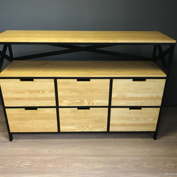 Комод в стиле Лофт К-001