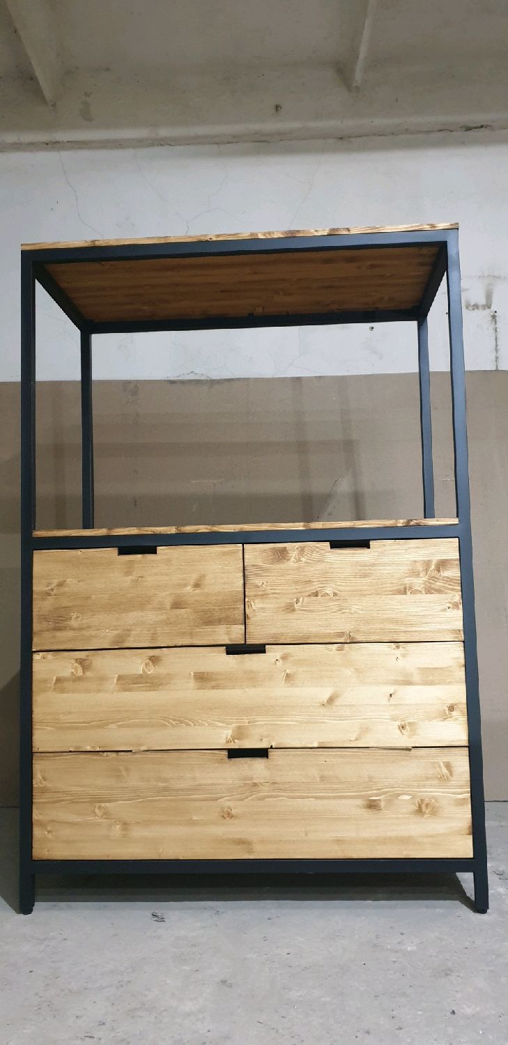 Комод в стиле Лофт К-004