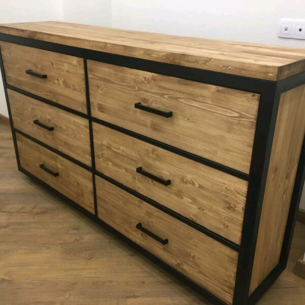 Комод в стиле Лофт К-006