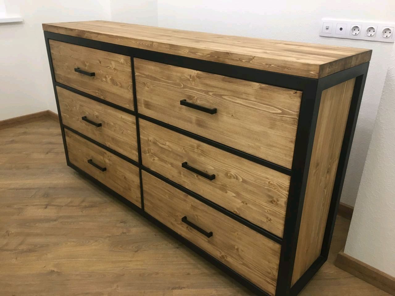 Комод в стиле Лофт К-006