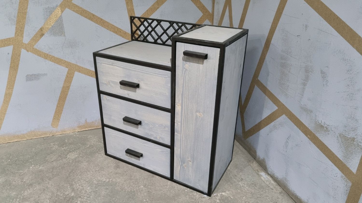 Комод в стиле Лофт К-012