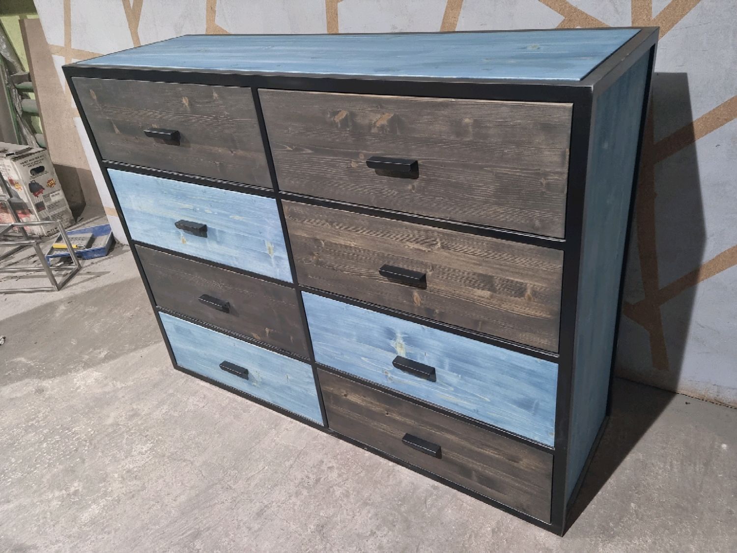 Комод в стиле Лофт К-014