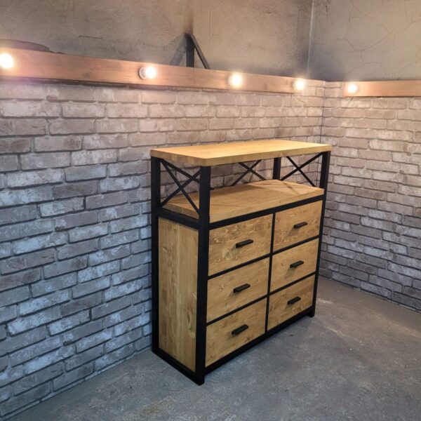 Комод в стиле Лофт К-020