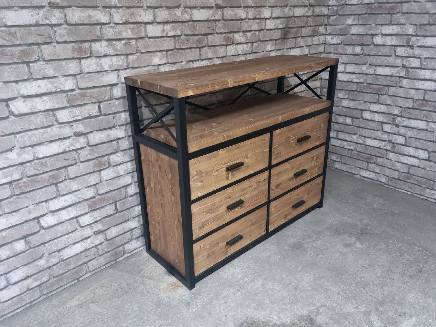 Комод в стиле Лофт К-025