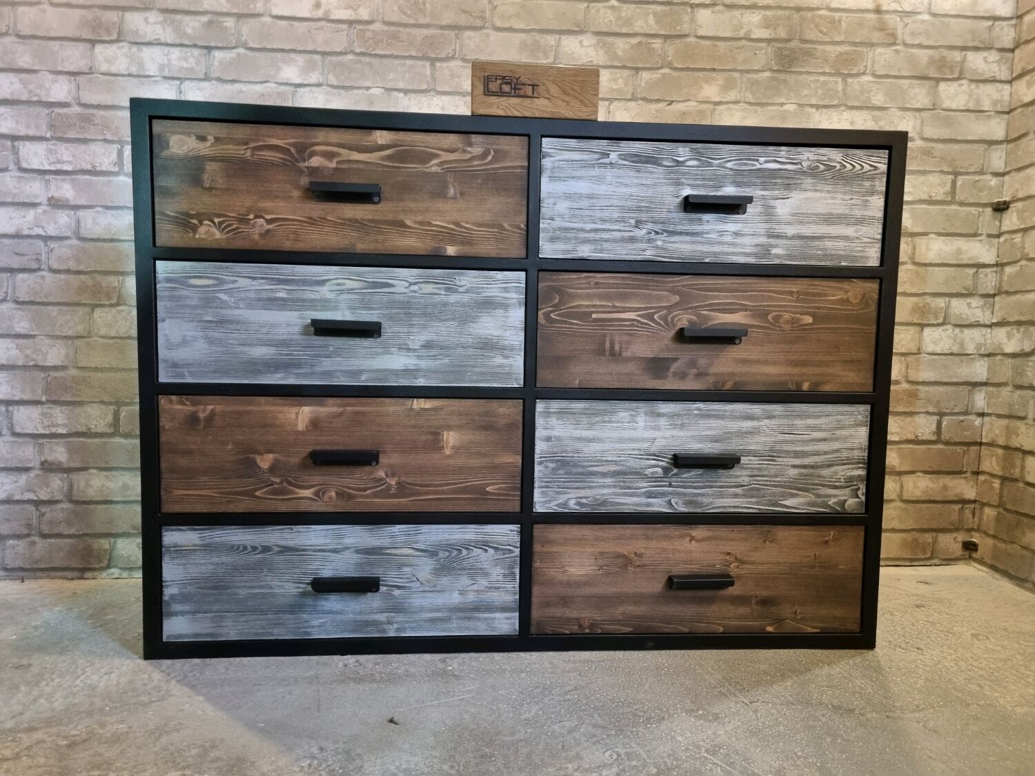 Комод в стиле Лофт К-031