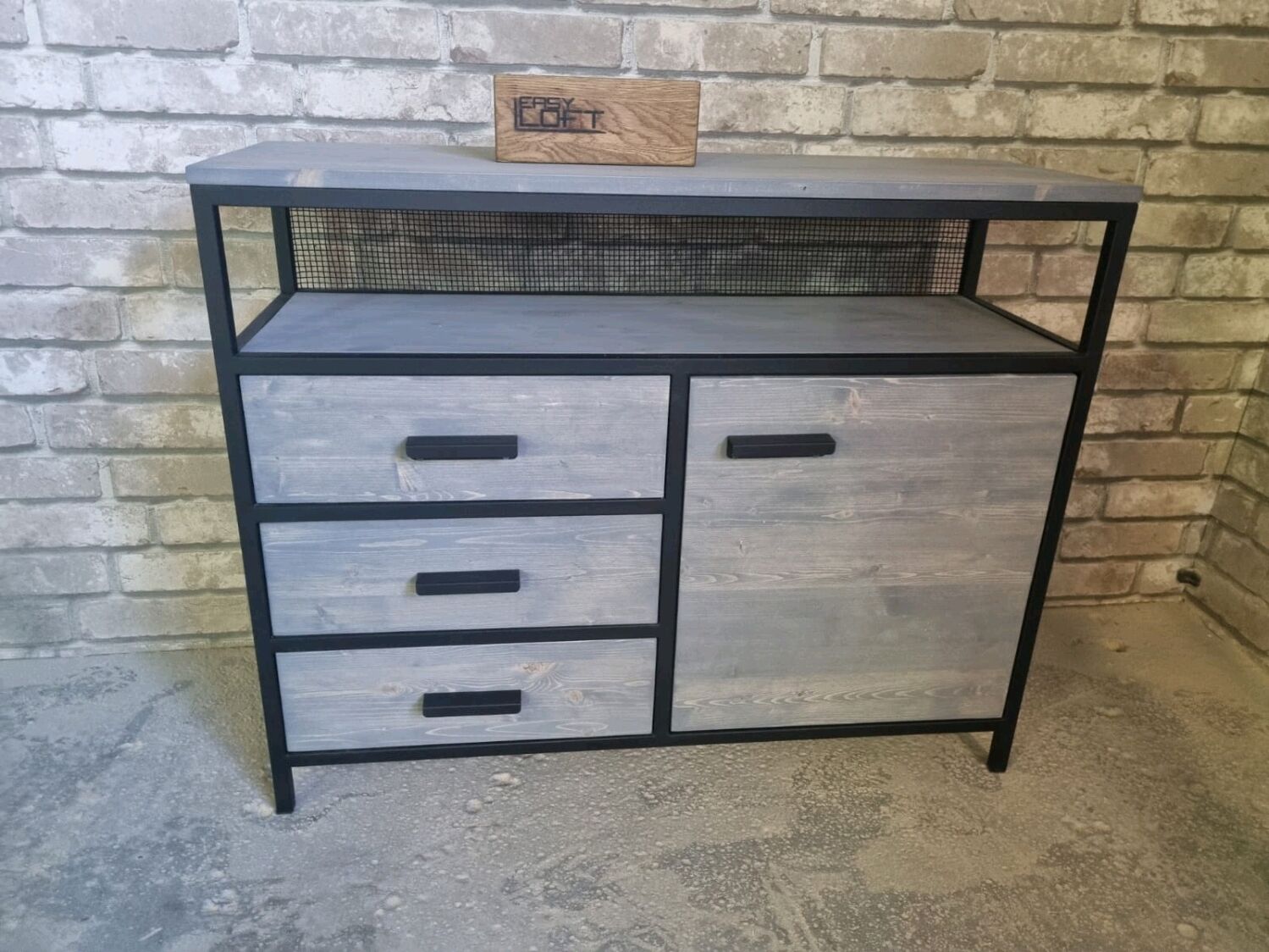 Комод в стиле Лофт К-035