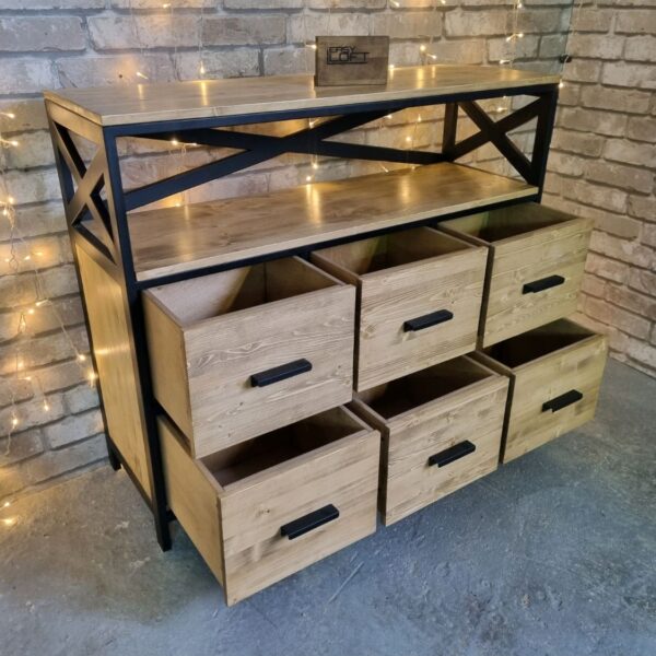 Комод в стиле Лофт К-038