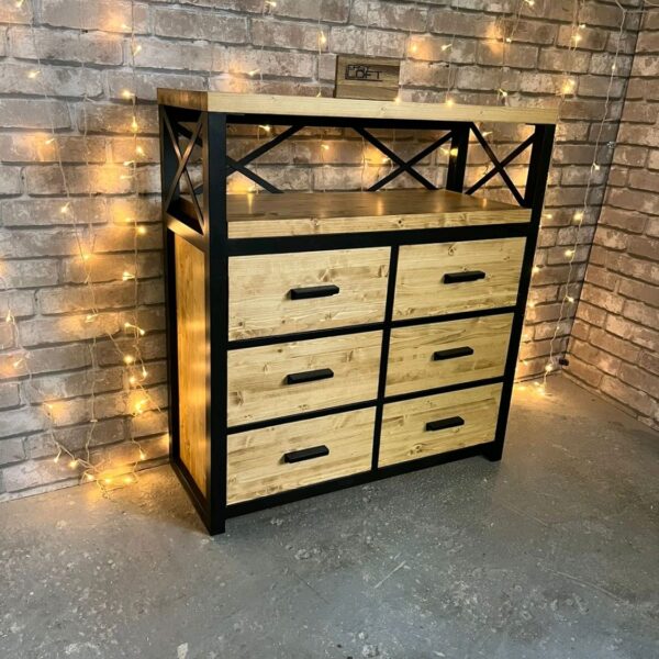 Комод в стиле Лофт К-042