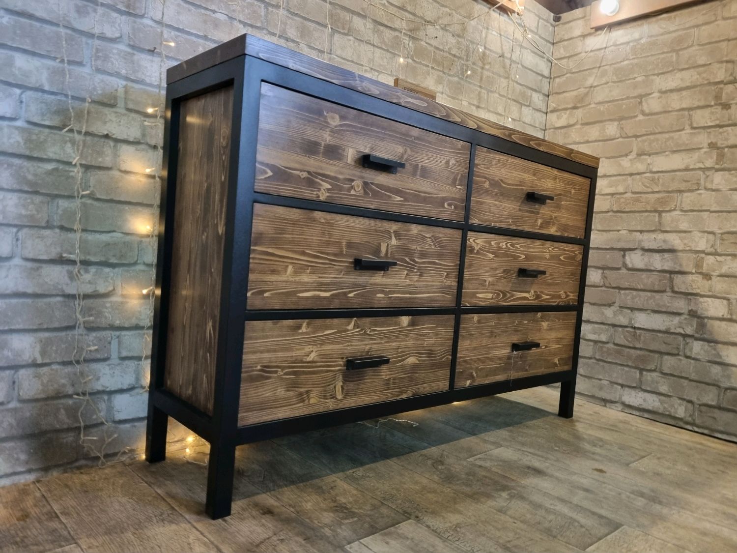 Комод в стиле Лофт К-043