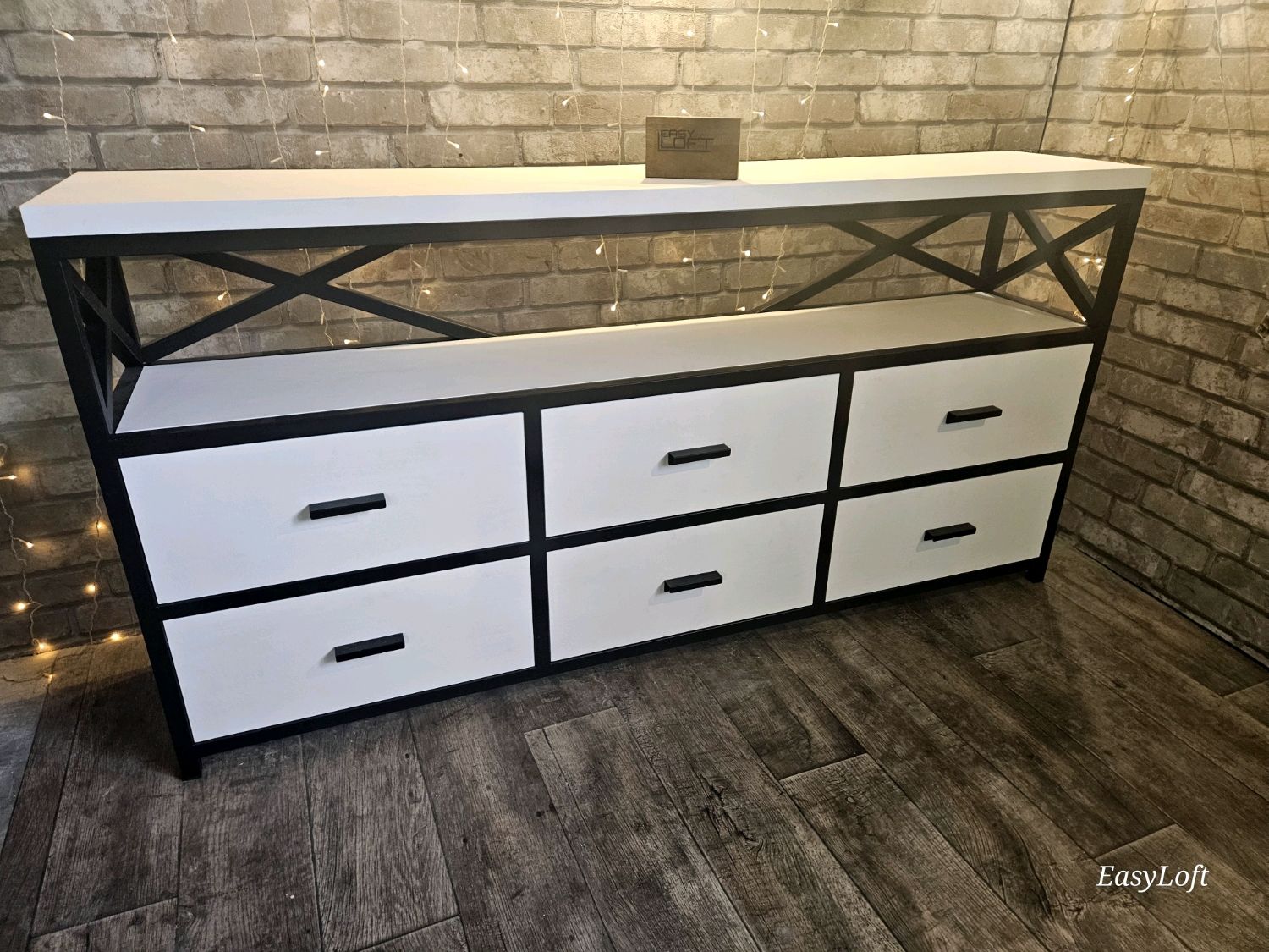 Комод в стиле Лофт К-044