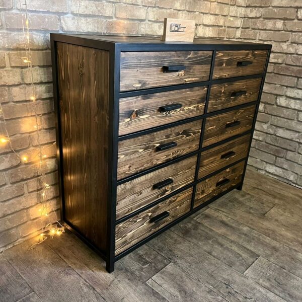 Комод в стиле Лофт К-045