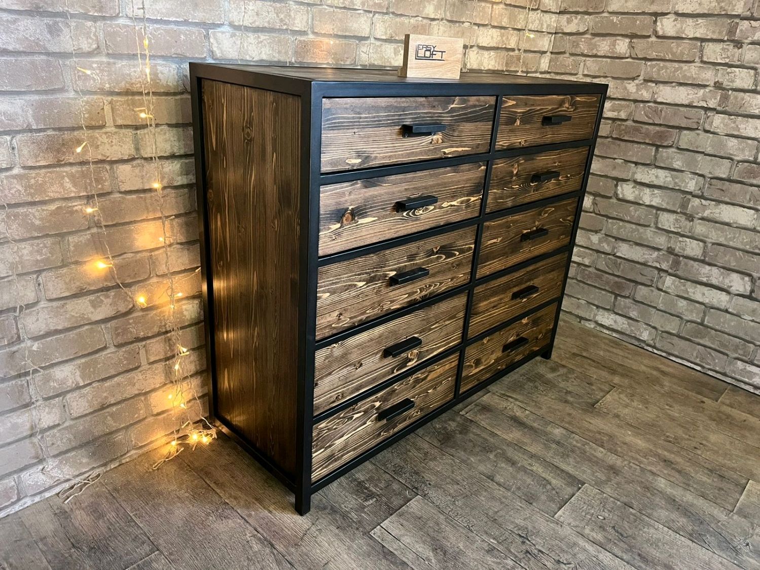 Комод в стиле Лофт К-045