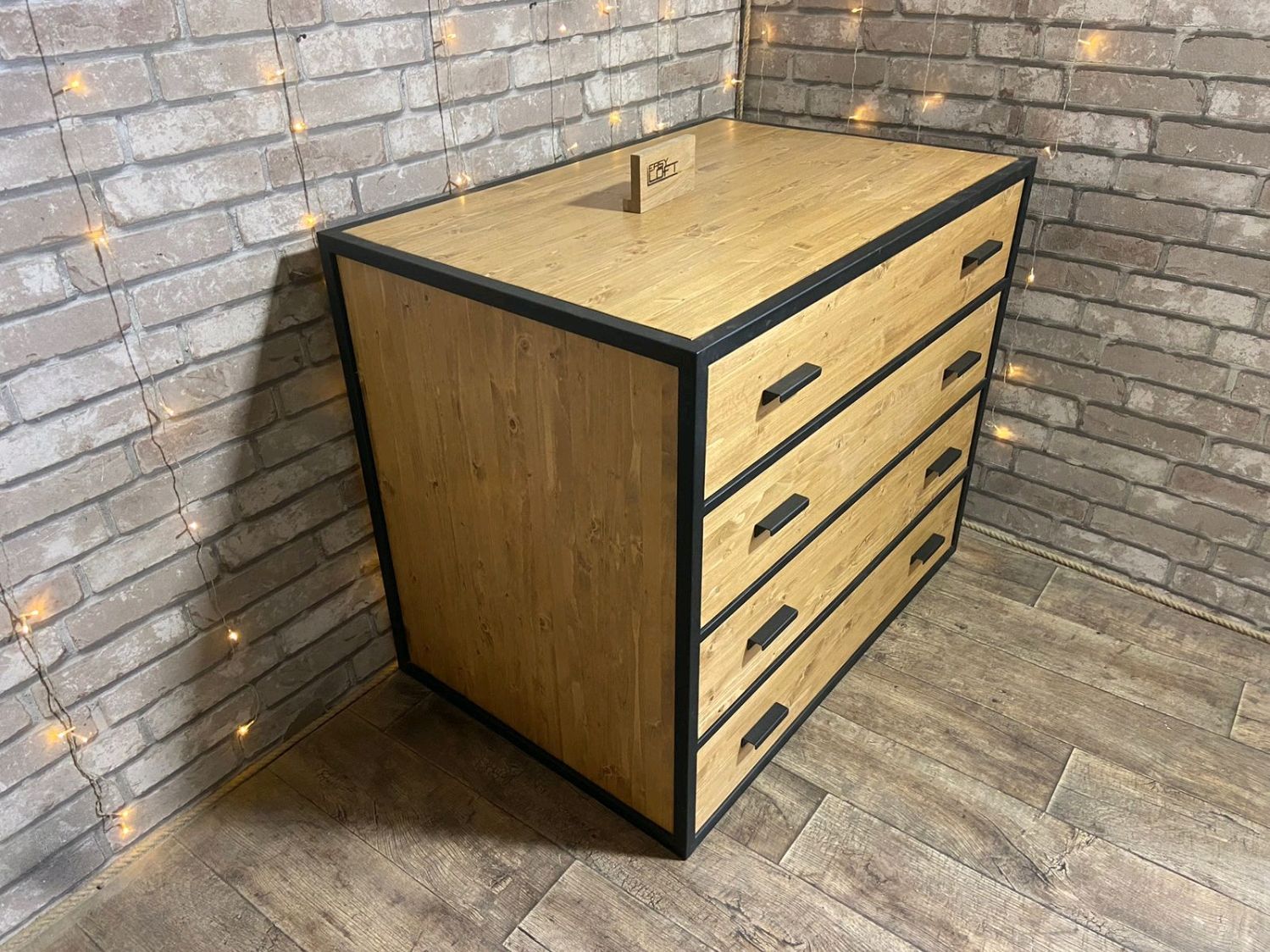 Комод в стиле Лофт К-047