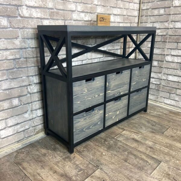 Комод в стиле Лофт К-052