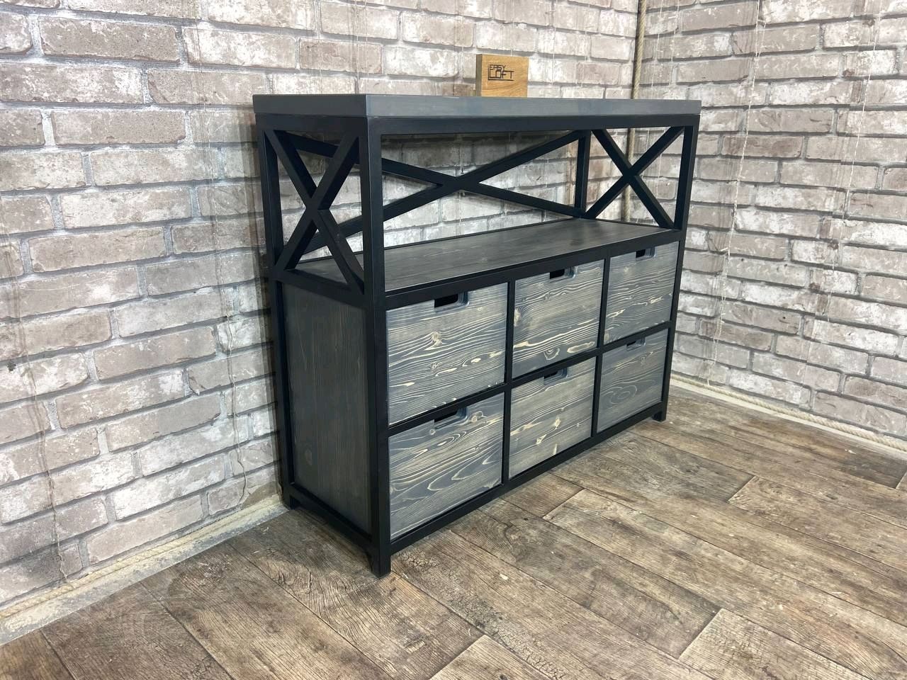 Комод в стиле Лофт К-052