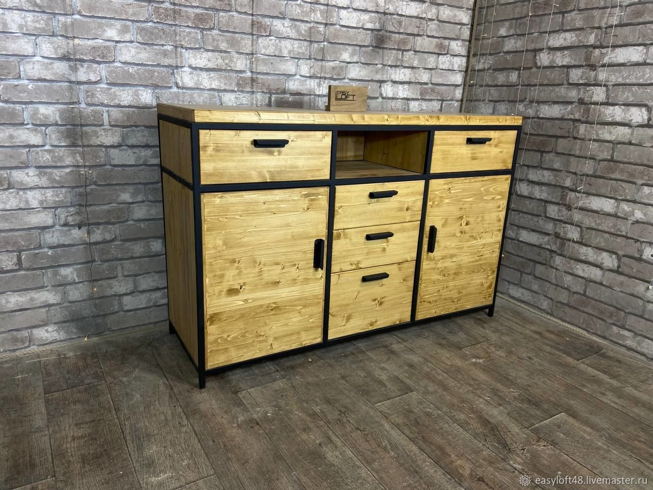 Комод в стиле Лофт К-054