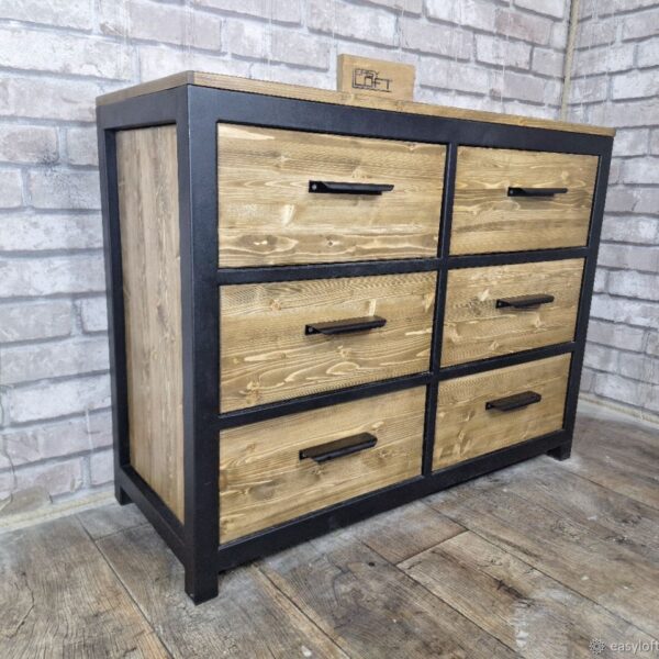 Комод в стиле Лофт К-055