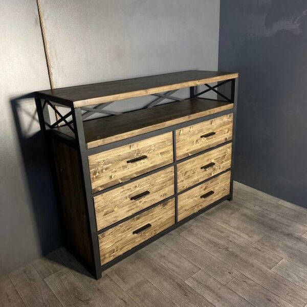 Комод в стиле Лофт К-057