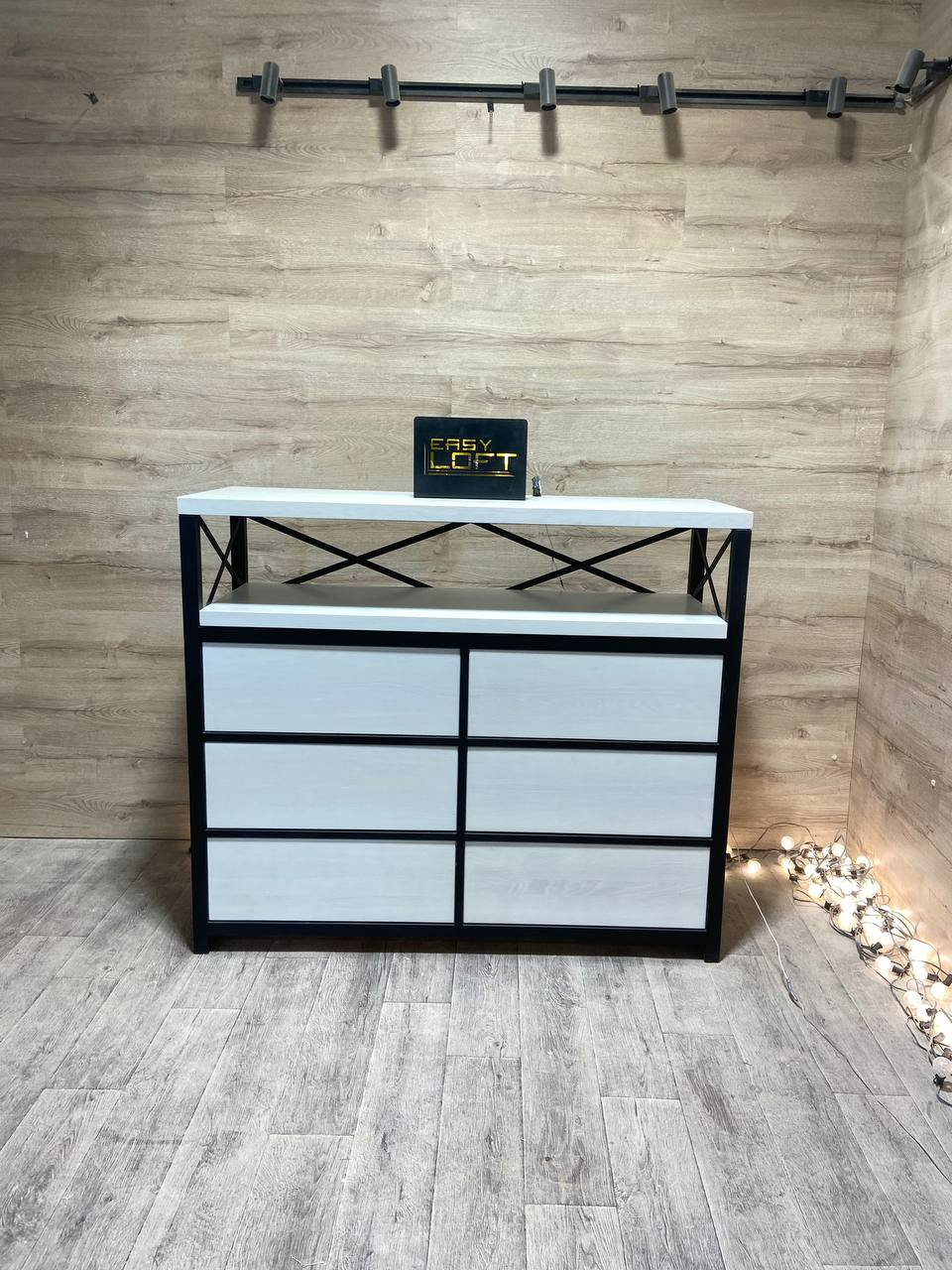 Комод в стиле Лофт К-061