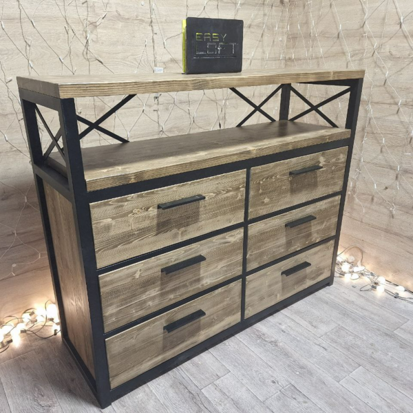 Комод в стиле Лофт К-062