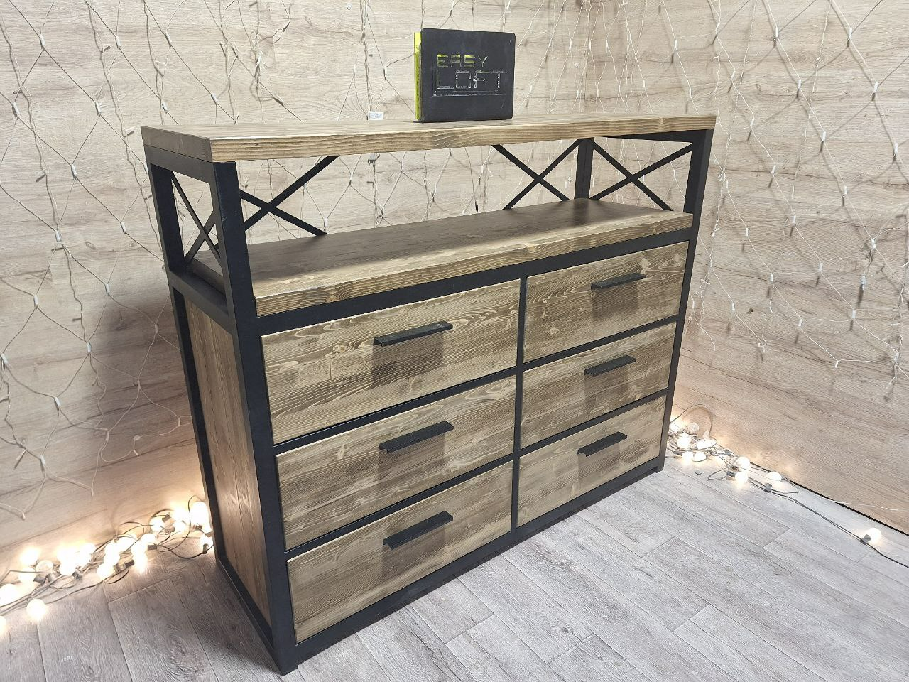 Комод в стиле Лофт К-062