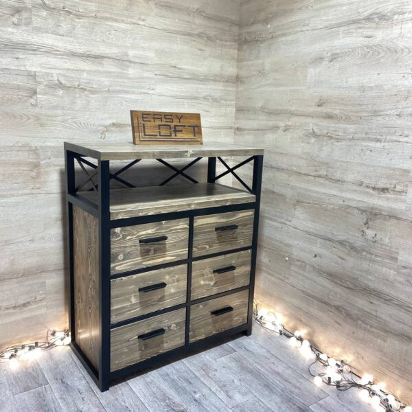 Комод в стиле Лофт К-064