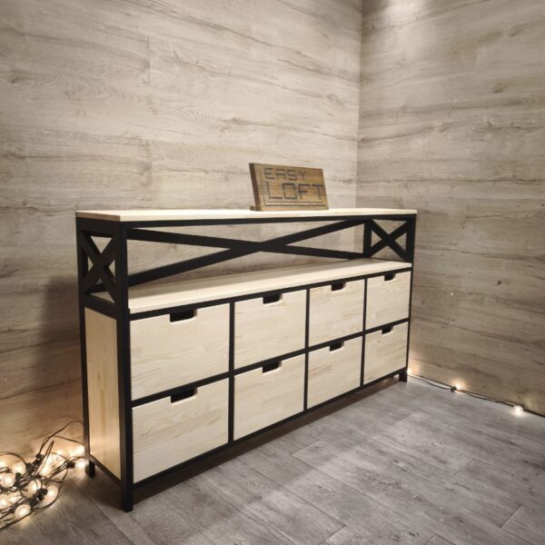 Комод в стиле Лофт К-065