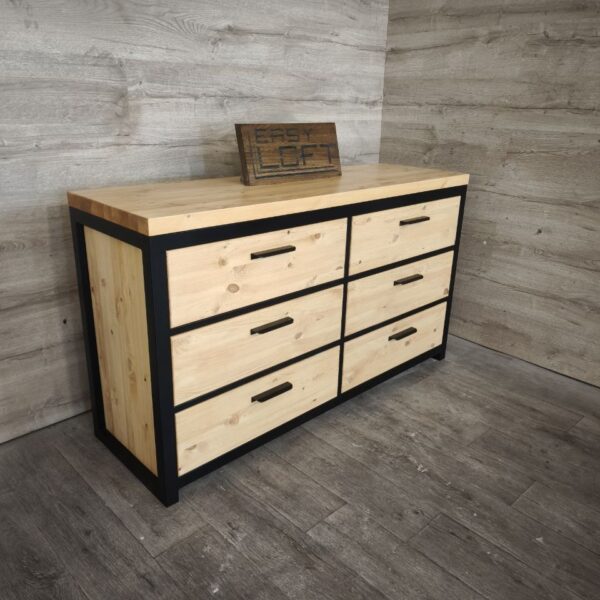 Комод в стиле Лофт К-066