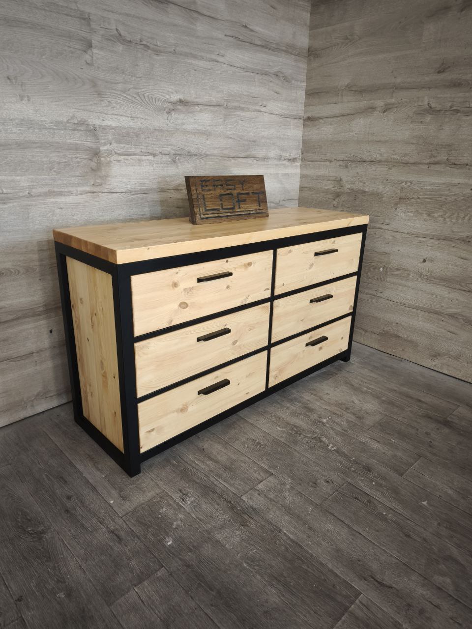 Комод в стиле Лофт К-066