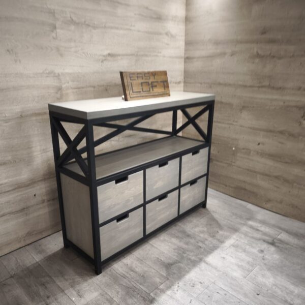 Комод в стиле Лофт К-068